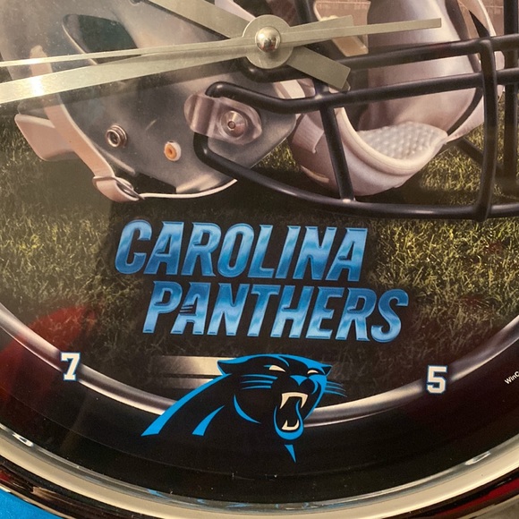 Carolina Panthers Wall Clock - Picture 2 of 4
